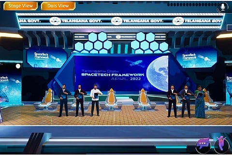 Launch of the space tech framework in the metaverse