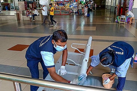 Sanitary workers in India