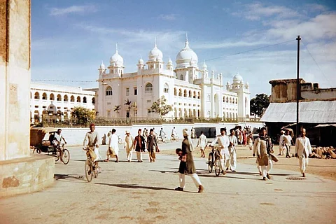 A photo from the 1940s, showing Hyderabad's Government Nizamia General Hospital. Credit: Mohd Safiullah