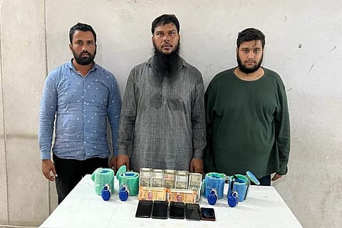 Image of the three terrorists arrested