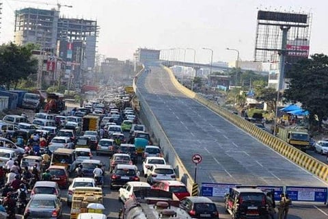 Traffic in Hyderabad