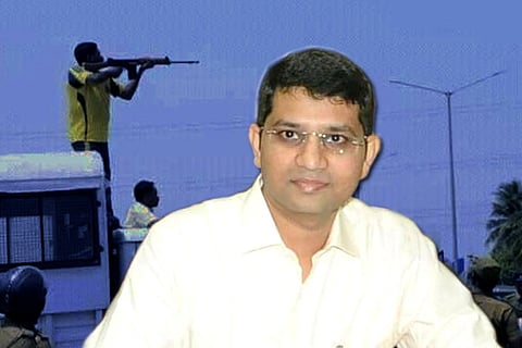IAS N Venkatesh, the then district collector of Thoothukudi