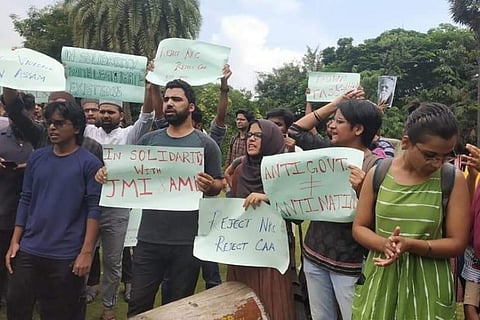 'Stop state terror': IIT Madras students rip and burn copy of Citizenship Act