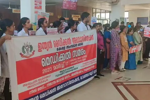 IMA doctors protest