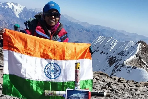 Mountaineer Malavath Poorna from Telangana scales Mt. Aconcagua in Argentina
