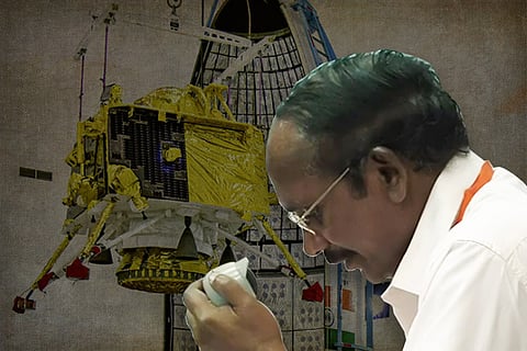 As ISRO chief K Sivan breaks down due to Vikram lander hurdle, India consoles