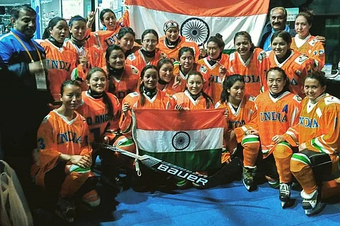 Big moment for women's ice hockey in India, team registers first international win