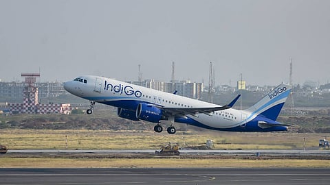 Representative Image of IndiGo plane
