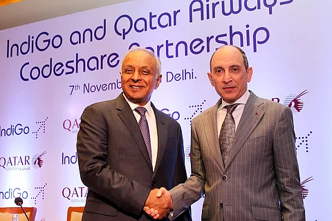 IndiGo and Qatar Airways sign one-way codeshare agreement for flights from Doha
