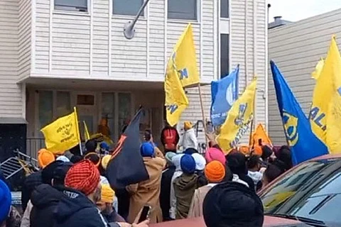 Indian consulate building in San Francisco attacked by Khalistan supporters