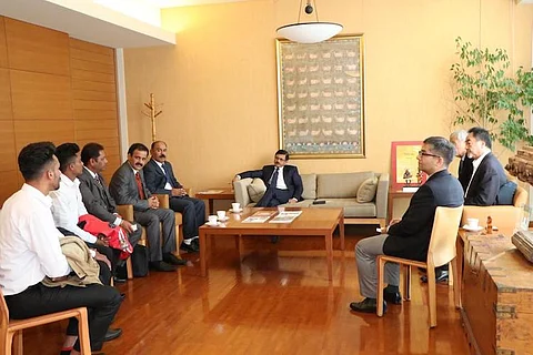 1st batch of construction workers from India arrives in Japan on paid internship program