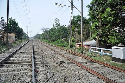 Indian railway track
