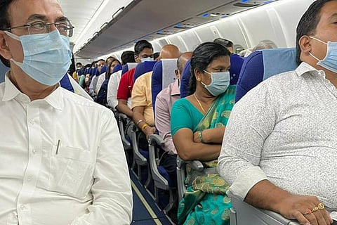 A Telugu-speaking woman was purportedly made to change seats on Indigo aircraft