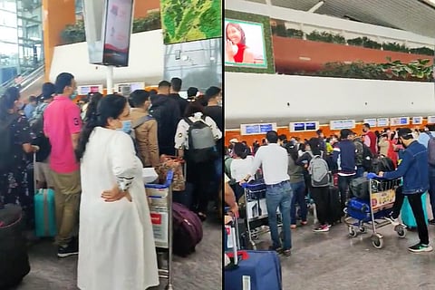 Delays, long lines at Bengaluru airport due to IndiGo baggage belt snag