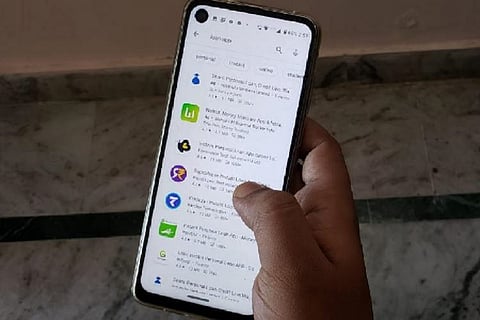 Representative pic of apps on mobile screen