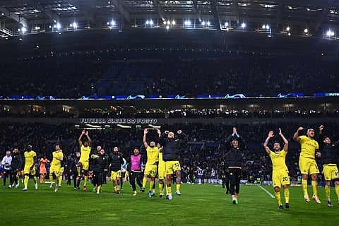 Inter Milan move into Champions League quarters.