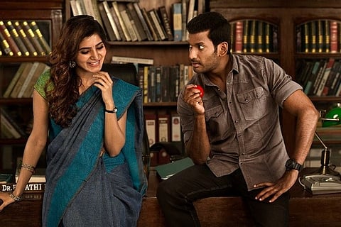 Vishal's 'Abhimanyudu' holding well in theatres
