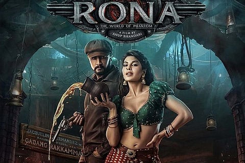 Kichcha Sudeep and Jacqueline Fernandez in Vikrant Rona