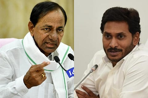 Collage of KCR and Jagan