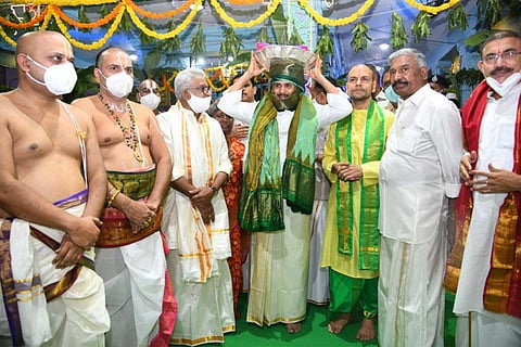 Jagan Mohan Reddy visited Tirumala Tirupathi on Wednesday