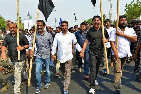 Will name Krishna district after NTR if voted to power, says YS Jagan