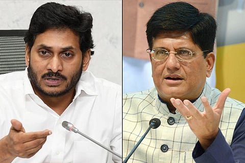 Jagan Reddy and Piyush Goyal