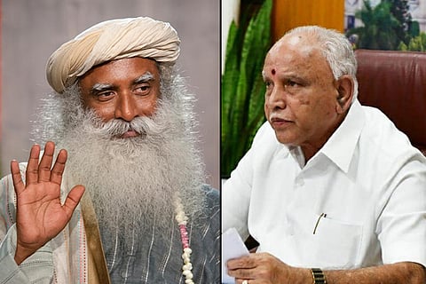 Jaggi Vasudev and Yediyurappa