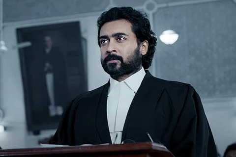 Suriya in a screengrab from Jai Bhim