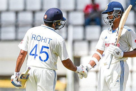 Yashasvi Jaiswal and Rohit Sharma