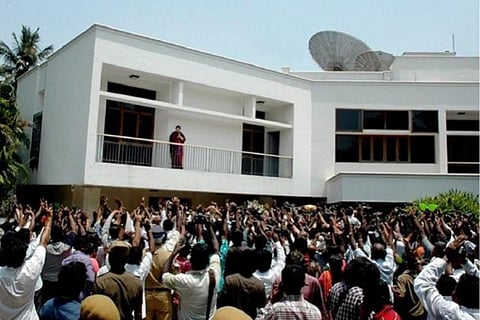 J Jayalalithaa at Poes Garden