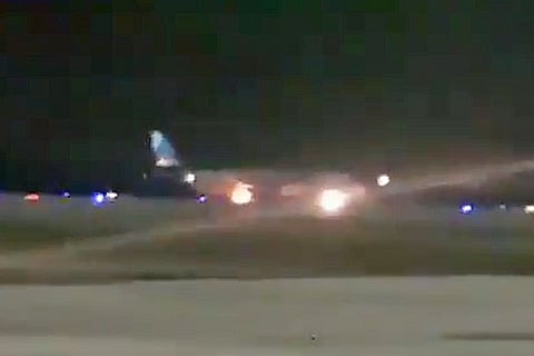 Jazeera Airways plane catches fire at Hyd airport, all 145 passengers evacuated safely