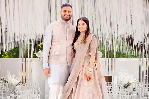 Jeet Adani gets engaged to Diva Jaimin Shah