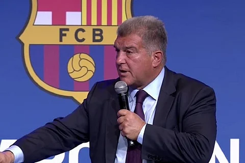 FC Barcelona President Joan Laporta
