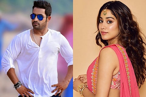 Jr NTR and Janhvi Kapoor