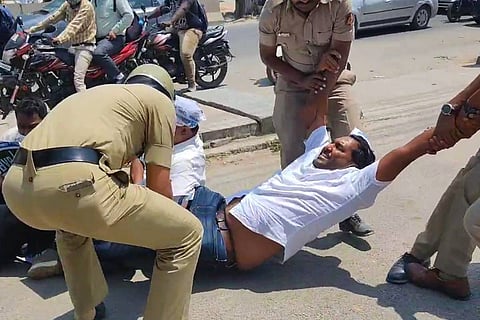 Junnasandra Lake Protest