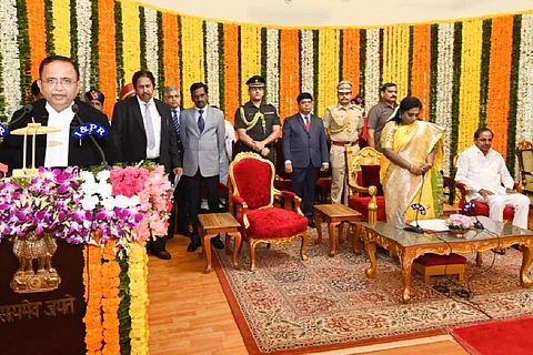 Justice Alok Aradhe taking charge as Chief Justice of Telangana High Court