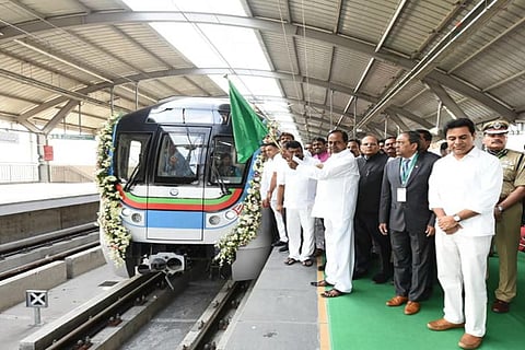 JBS-MGBS metro corridor in Hyderabad inaugurated by CM KCR