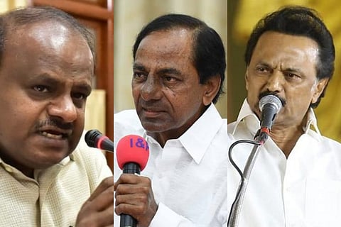 Telangana CM KCR casts net wider: Calls CM Kumaraswamy, to meet DMK's Stalin