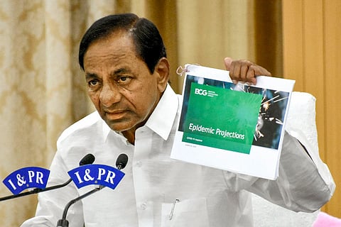 Telangana Chief Minister K Chandrasekhar Rao