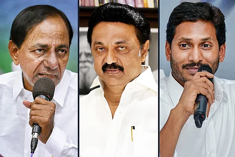 Chief Ministers KCR, MK Stalin, Jagan