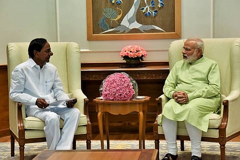 Telangana CM KCR meets Modi, seeks Centre's nod for Muslim quota bill