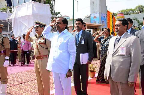 TRS' plans to unfurl country's tallest national flag in Hyd runs into problem