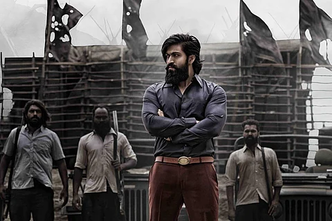 Yash in KGF 2 poster