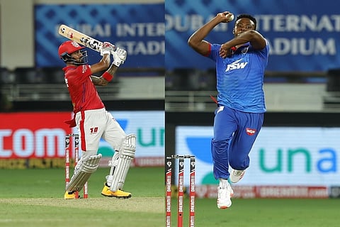 KL Rahul and Rabada