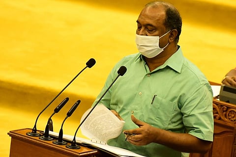 Kerala FM K N Balagopal speaking in Assembly