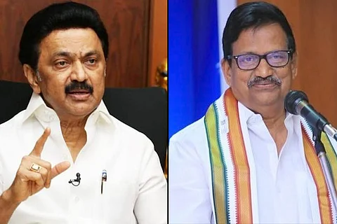 DMK chief MK Stalin and Tamil Nadu Congress Committee (TNCC) President KS Alagiri