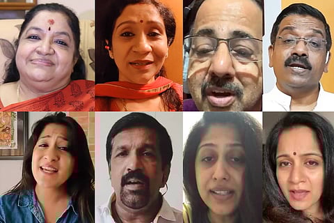 Watch: KS Chithra and 22 other singers sing old Malayalam song to express solidarity