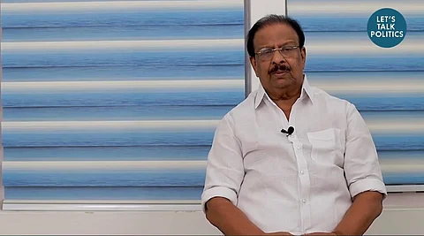 KPCC president and MP K Sudhakaran in Let's Talk Politics