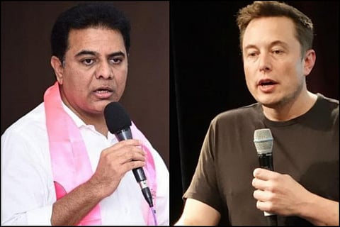 Telangana Minister KTR and Tesla CEO Elon Musk: KTR invited Musk to set up shop for Tesla in India