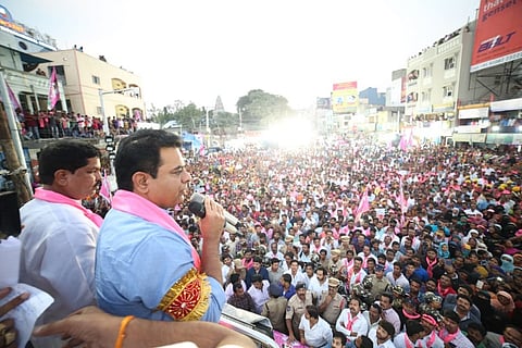 Naidu gave losing ticket to NTR's granddaughter: KTR holds meet at Kukatpally